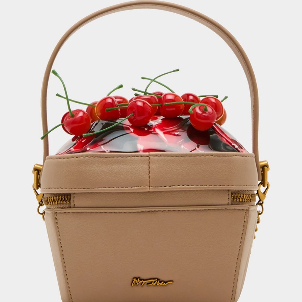 BETSEY JOHNSON KITSCH MON CHERRY RED MINI BAG - NWT - Picture 7 of 7
